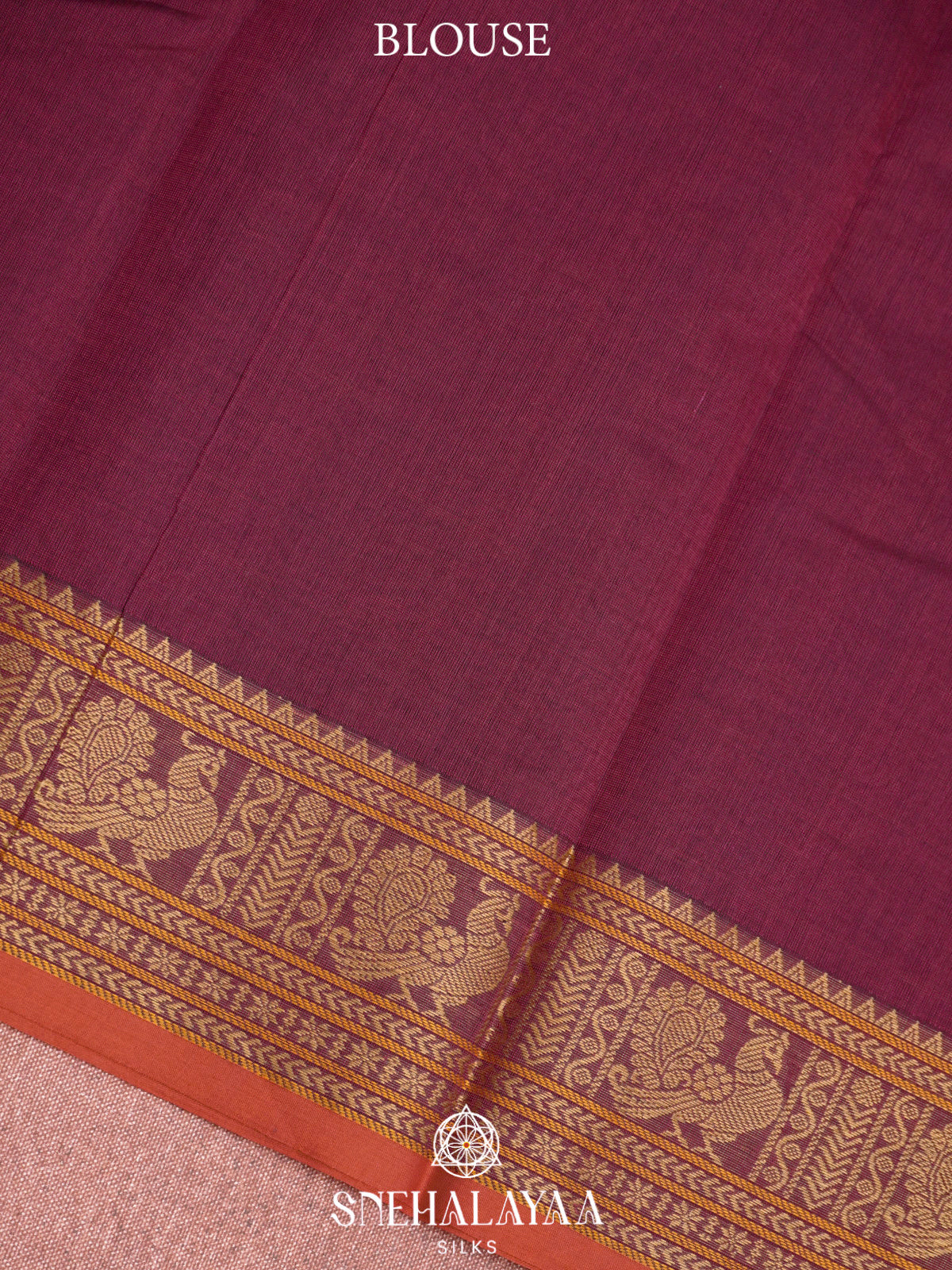 Magenta  Kanchi Cotton Saree