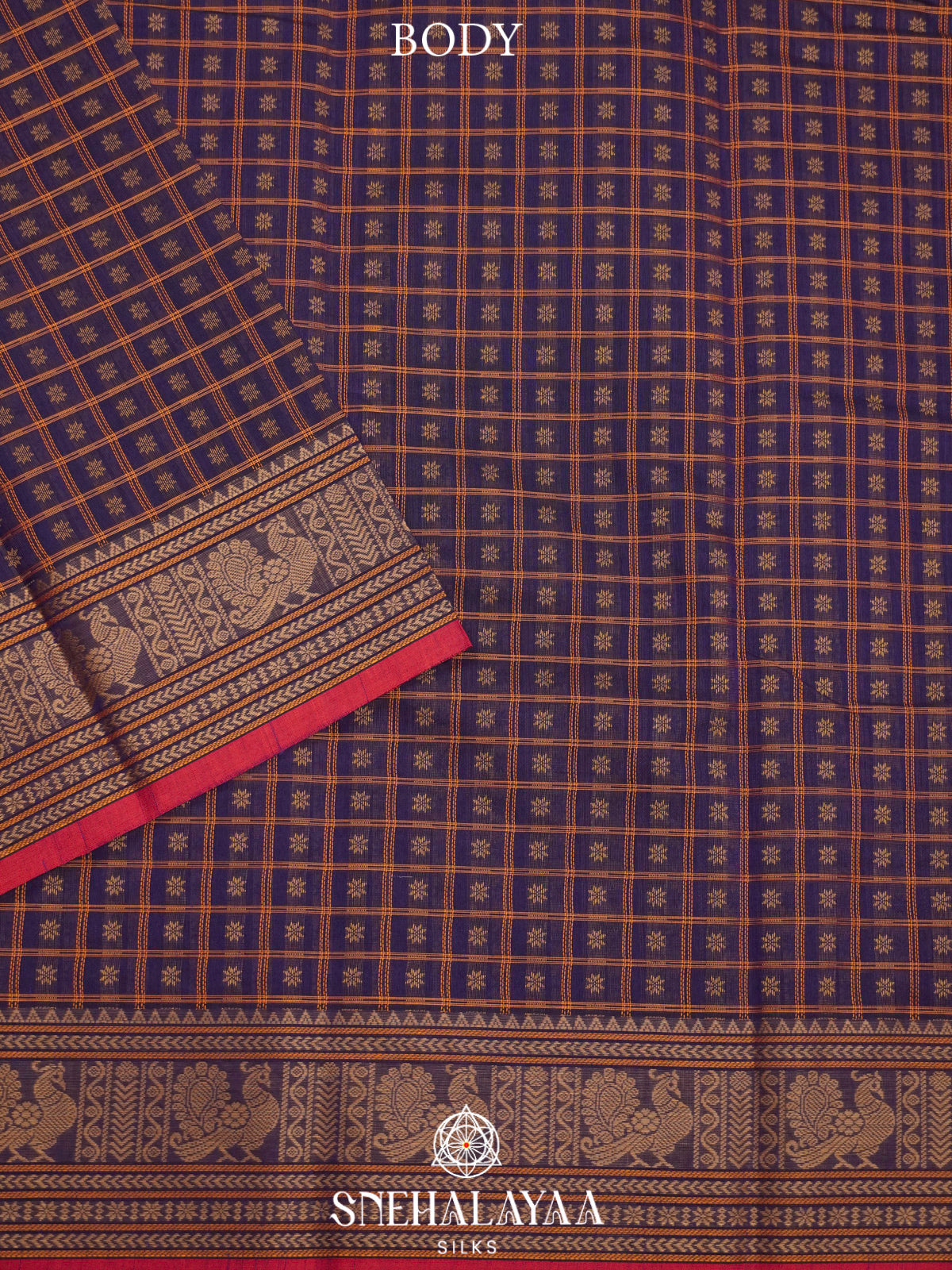 Purple  Kanchi Cotton Saree