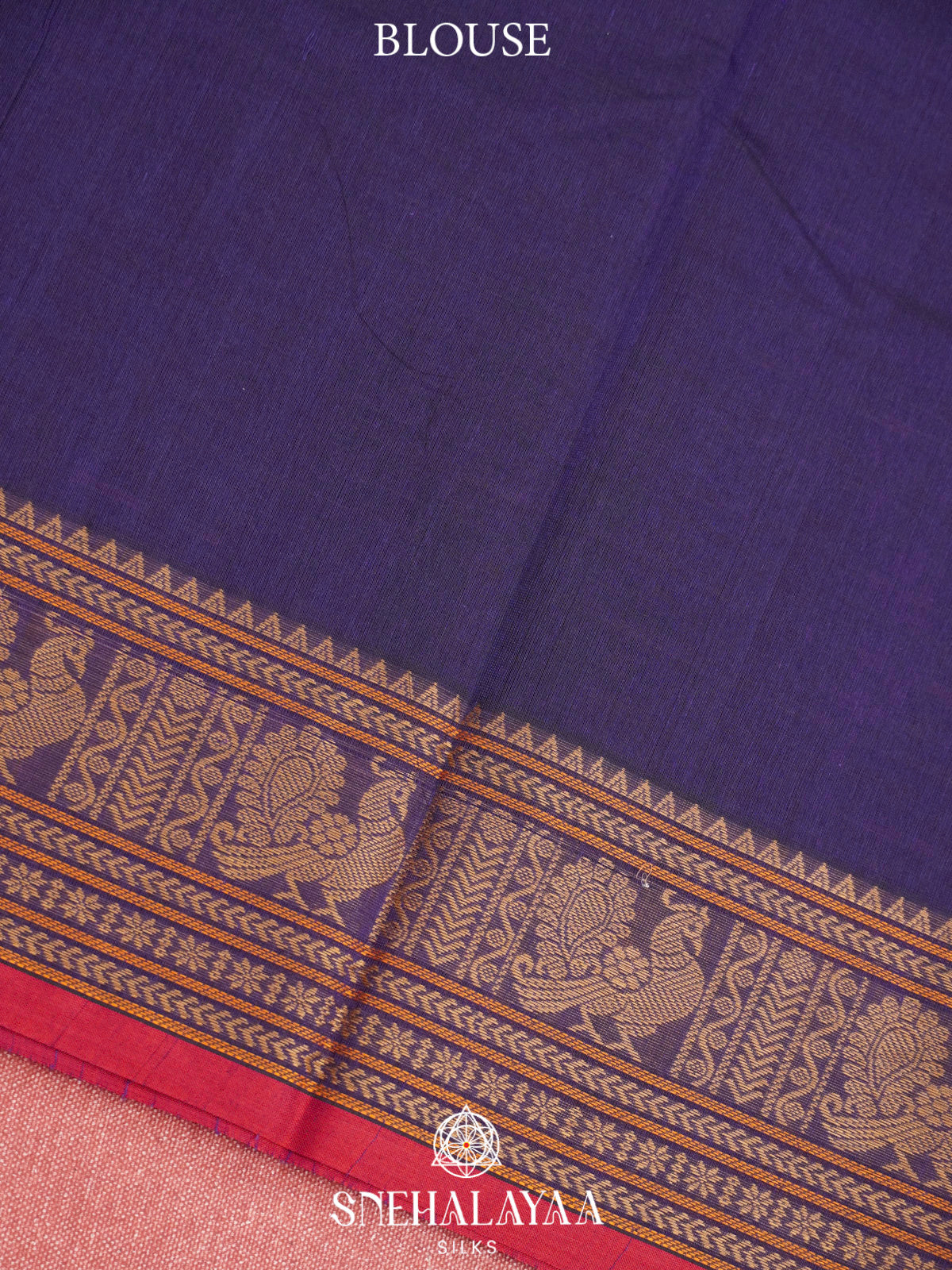 Purple  Kanchi Cotton Saree