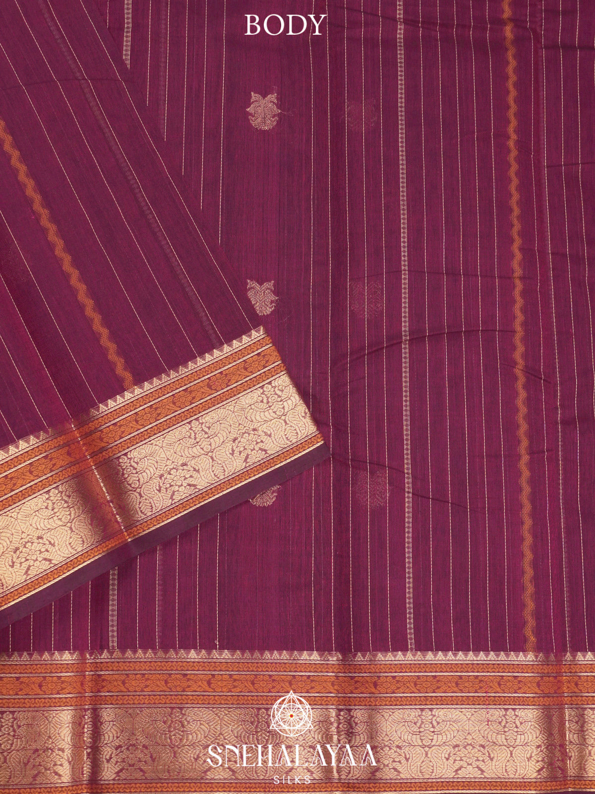 Magenta  Kanchi Cotton Saree