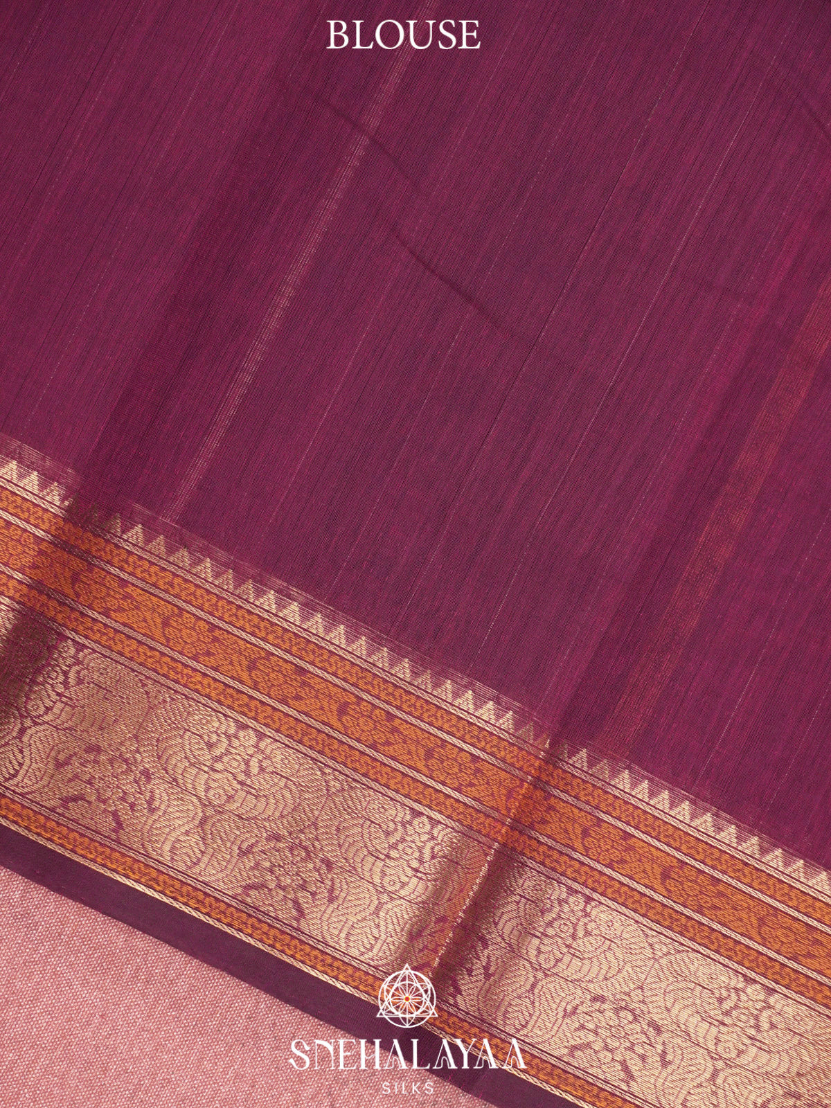 Magenta  Kanchi Cotton Saree