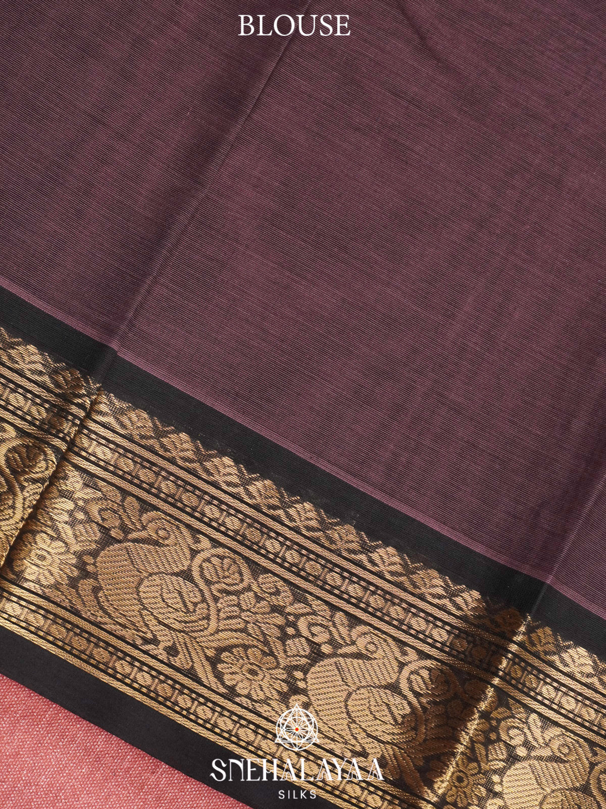 Brown  Kanchi Cotton Saree