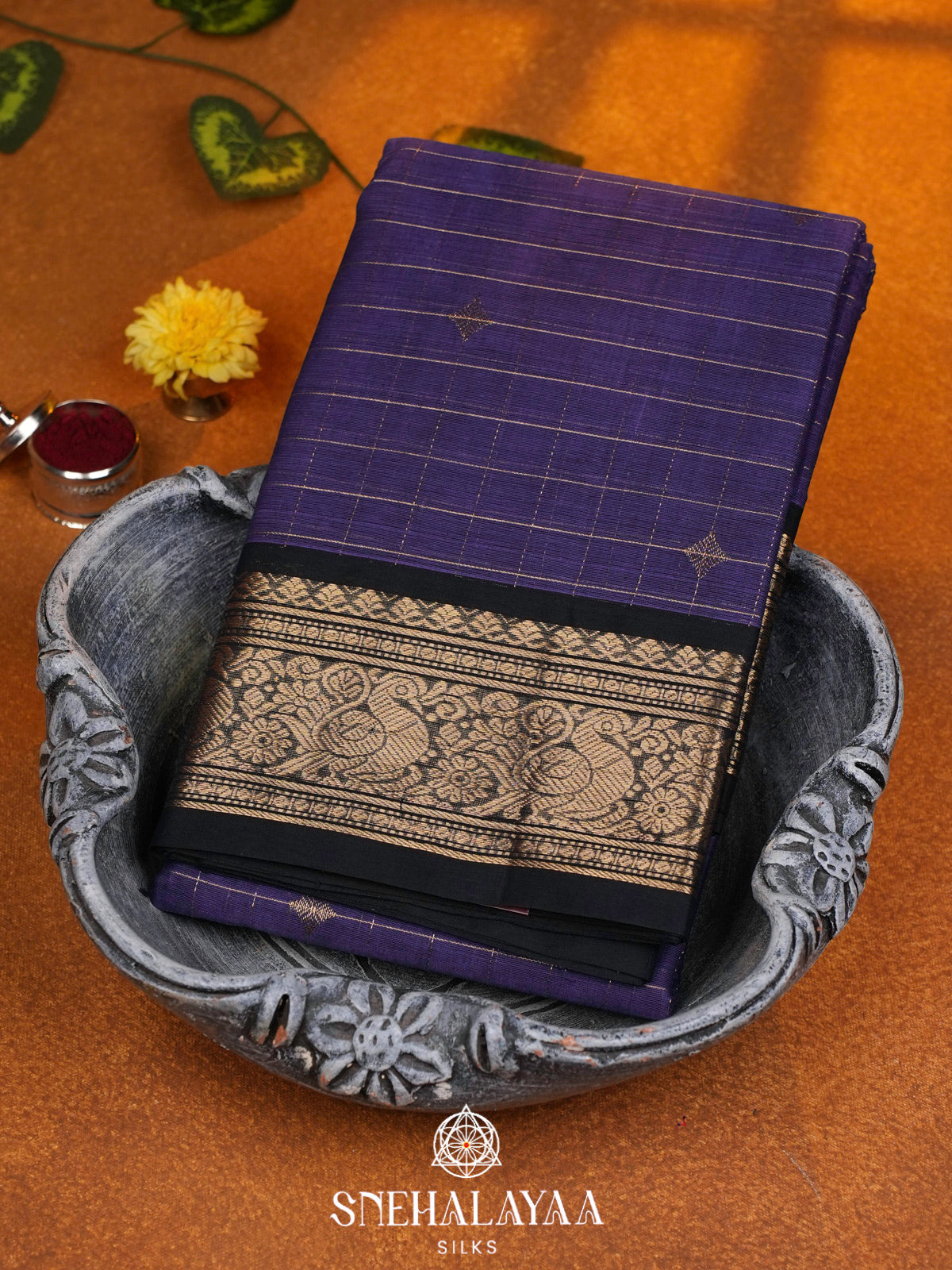 Orchid  Kanchi Cotton Saree