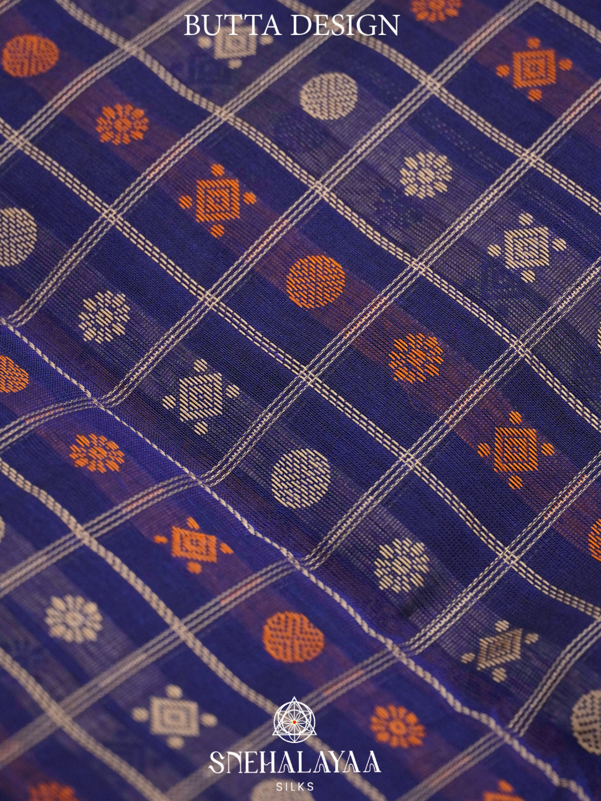 Royal Blue  Kanchi Cotton Saree