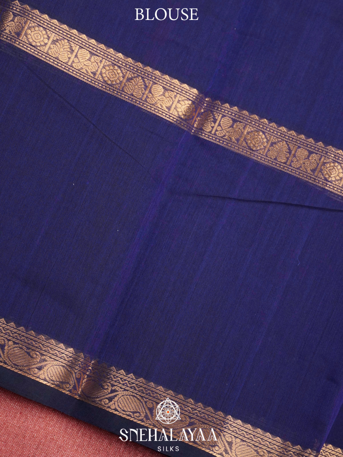 Royal Blue  Kanchi Cotton Saree