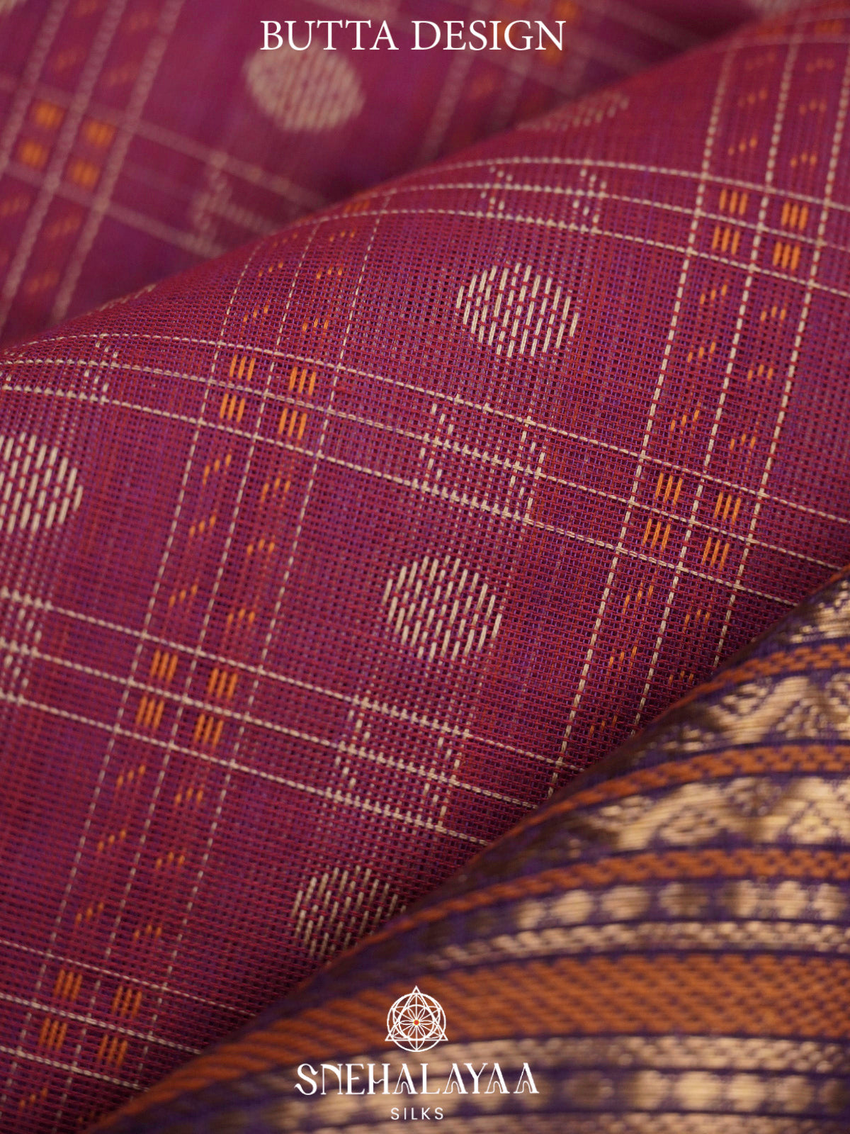 Magenta  Kanchi Cotton Saree