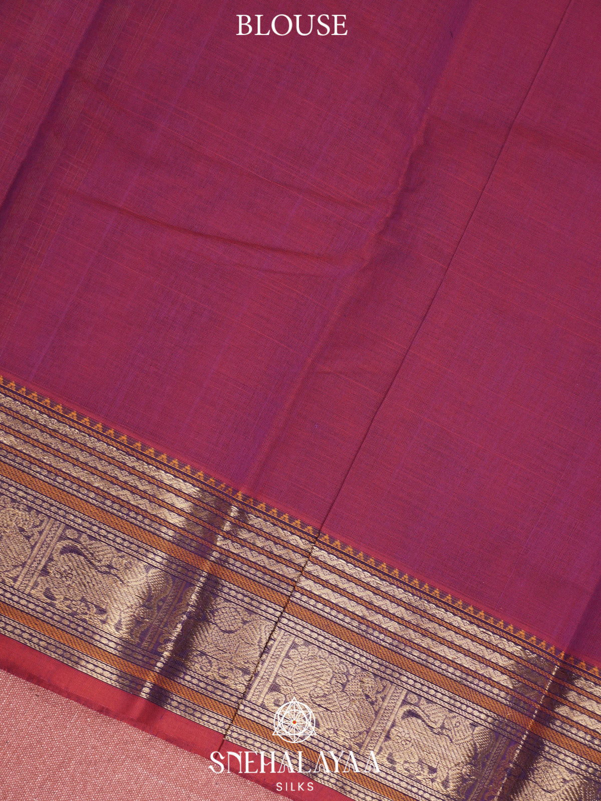 Magenta  Kanchi Cotton Saree
