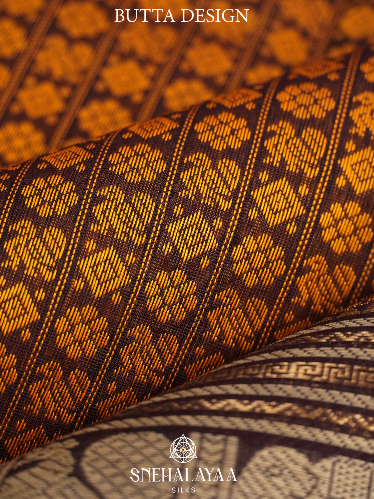 Brown  Kanchi Cotton Saree