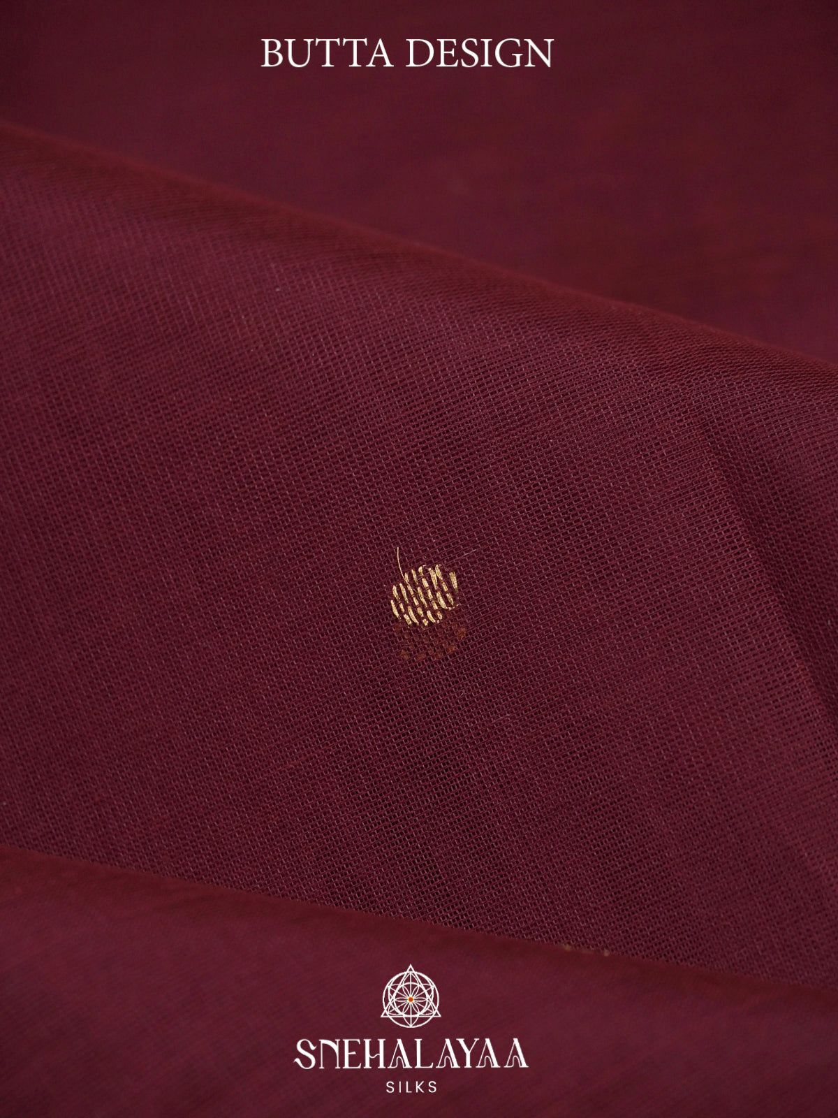 Maroon Kanchi Silk Cotton Saree with Mustard Gold Elephant-Peacock Border and Paisley Pallu