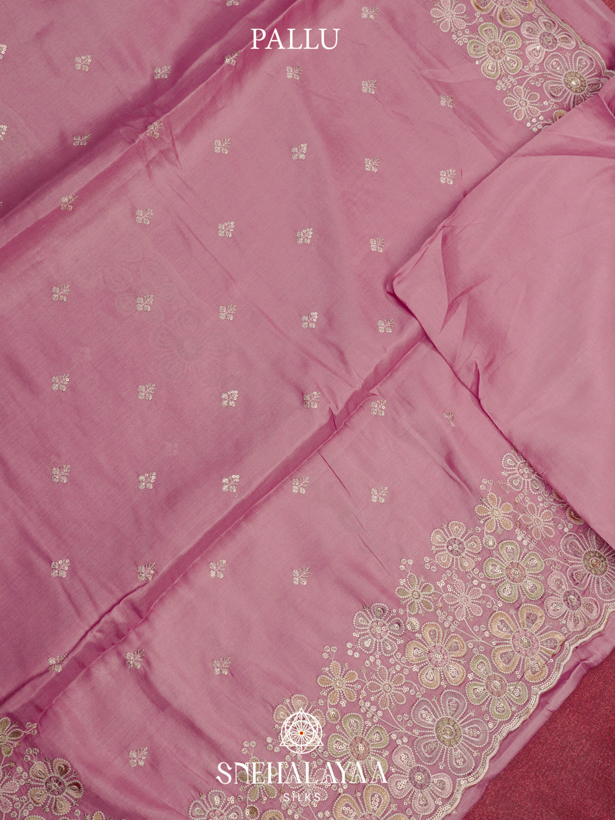 Pink Raw Silk Saree