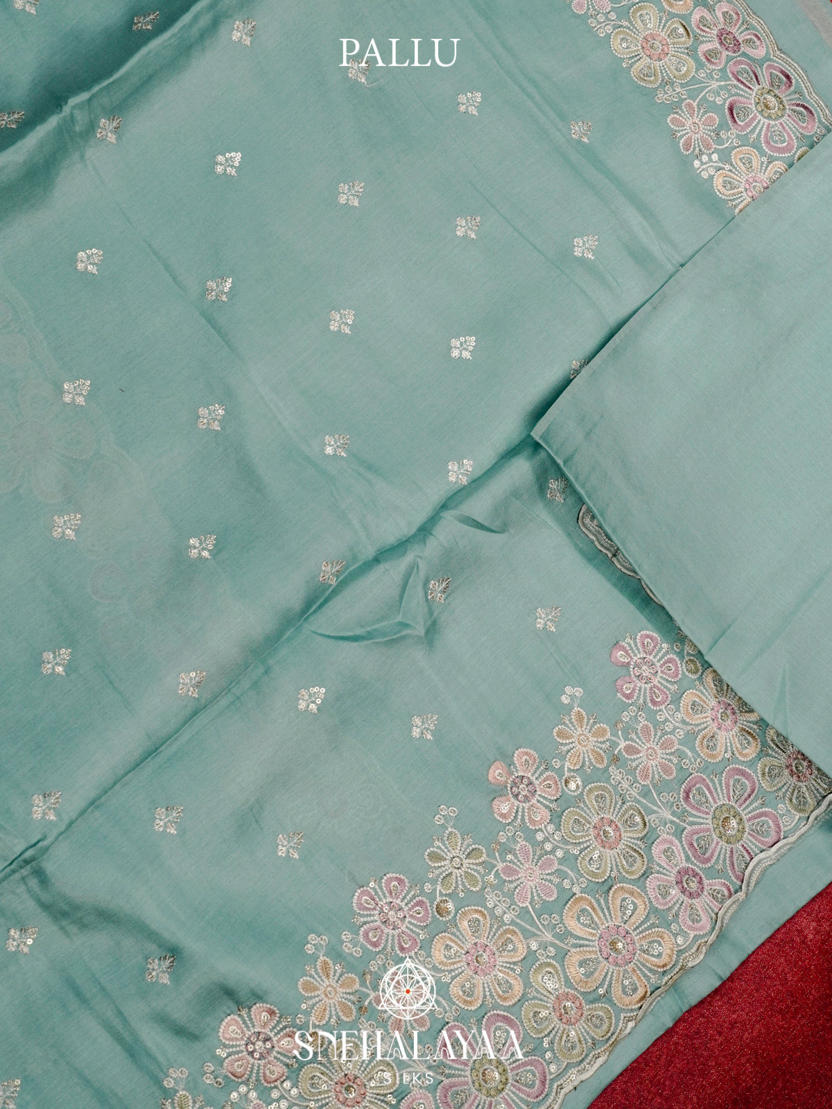 Blue Raw Silk Saree