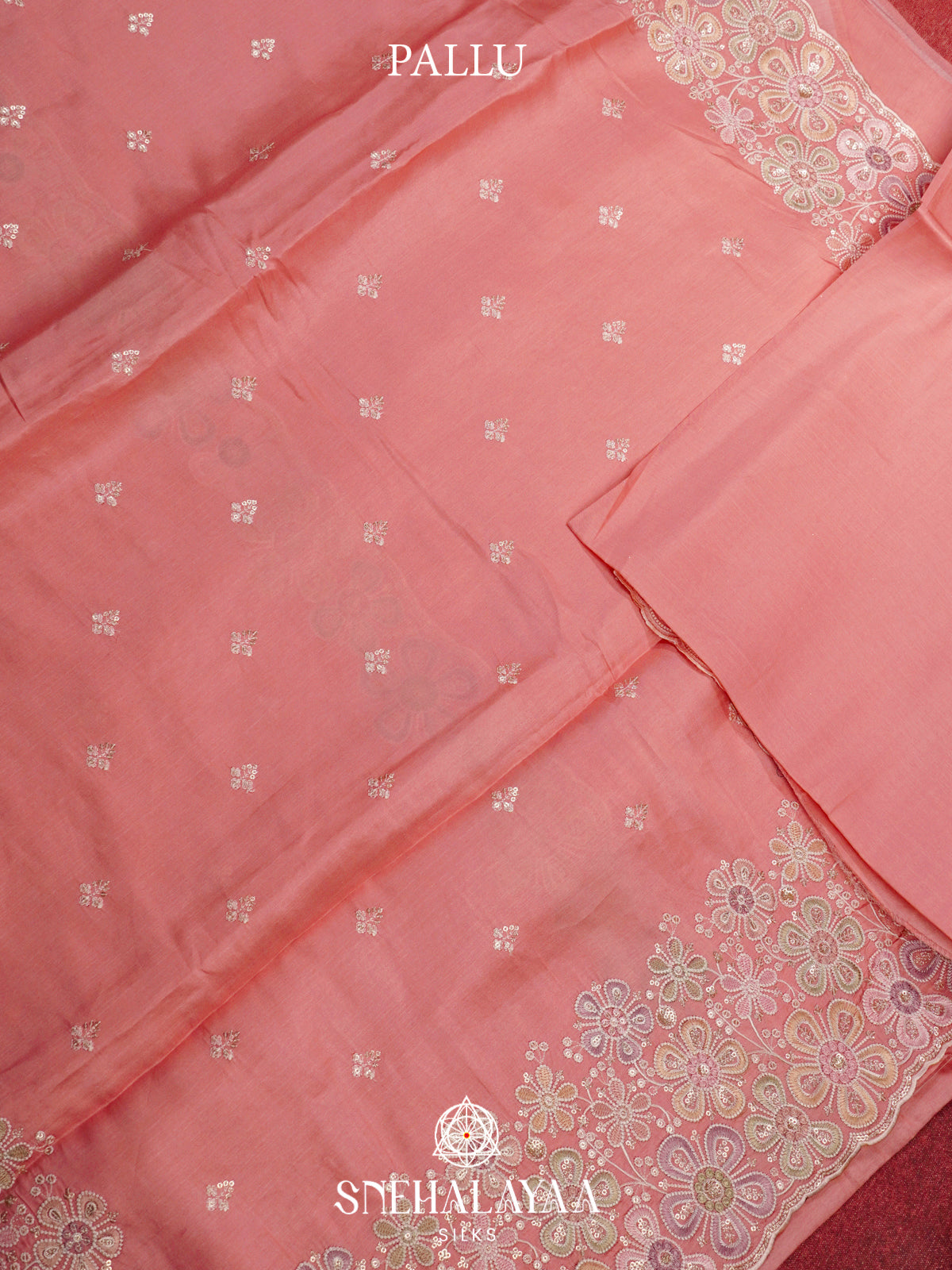 Pink Raw Silk Saree