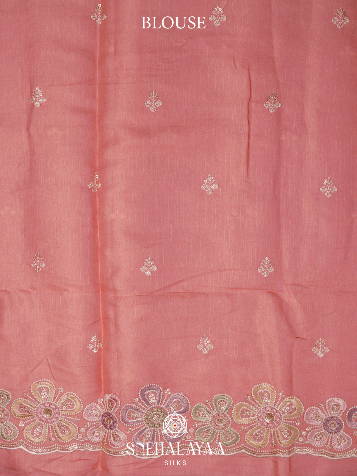 Pink Raw Silk Saree