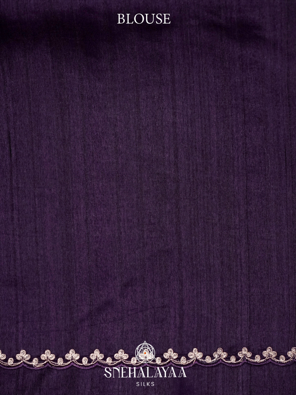 Purple Raw Silk Saree