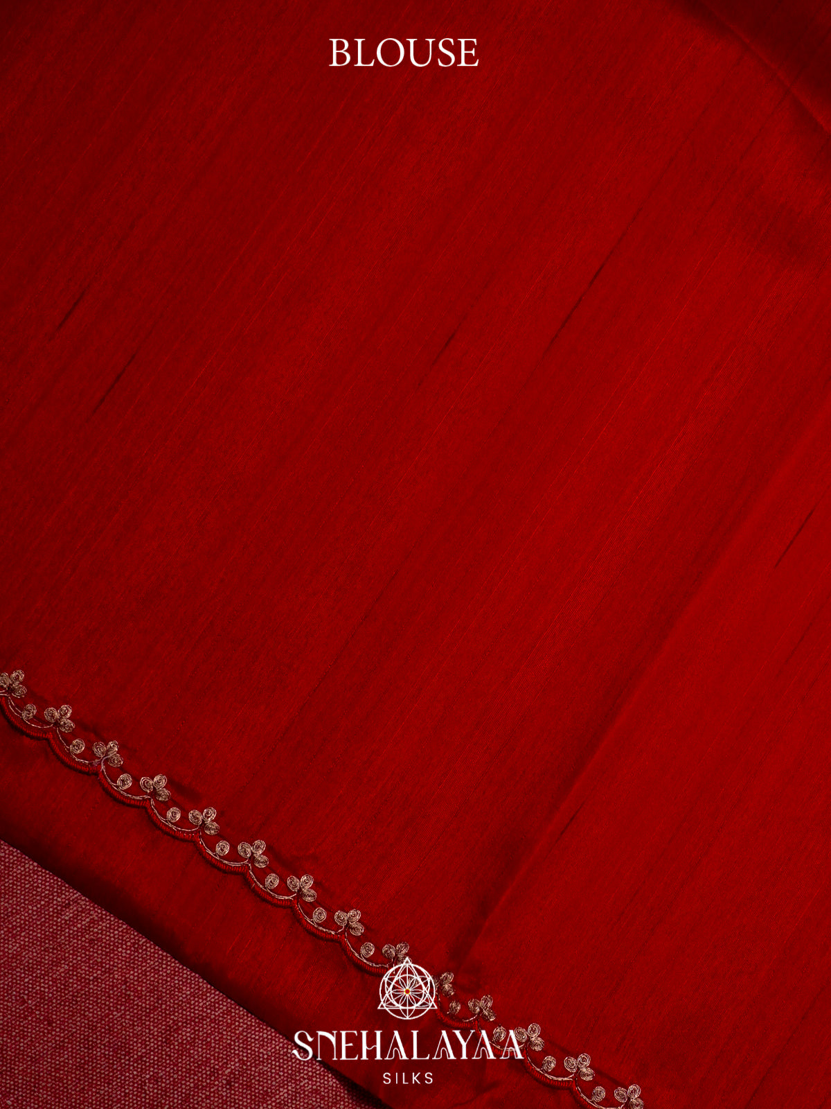 Red Raw Silk Saree