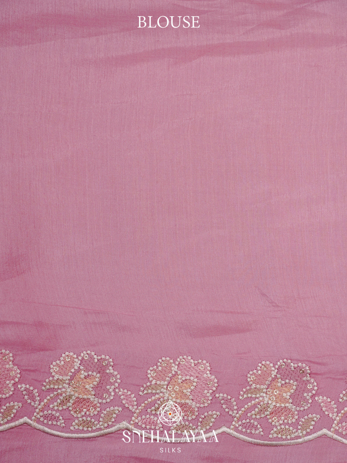 Pink Raw Silk Saree