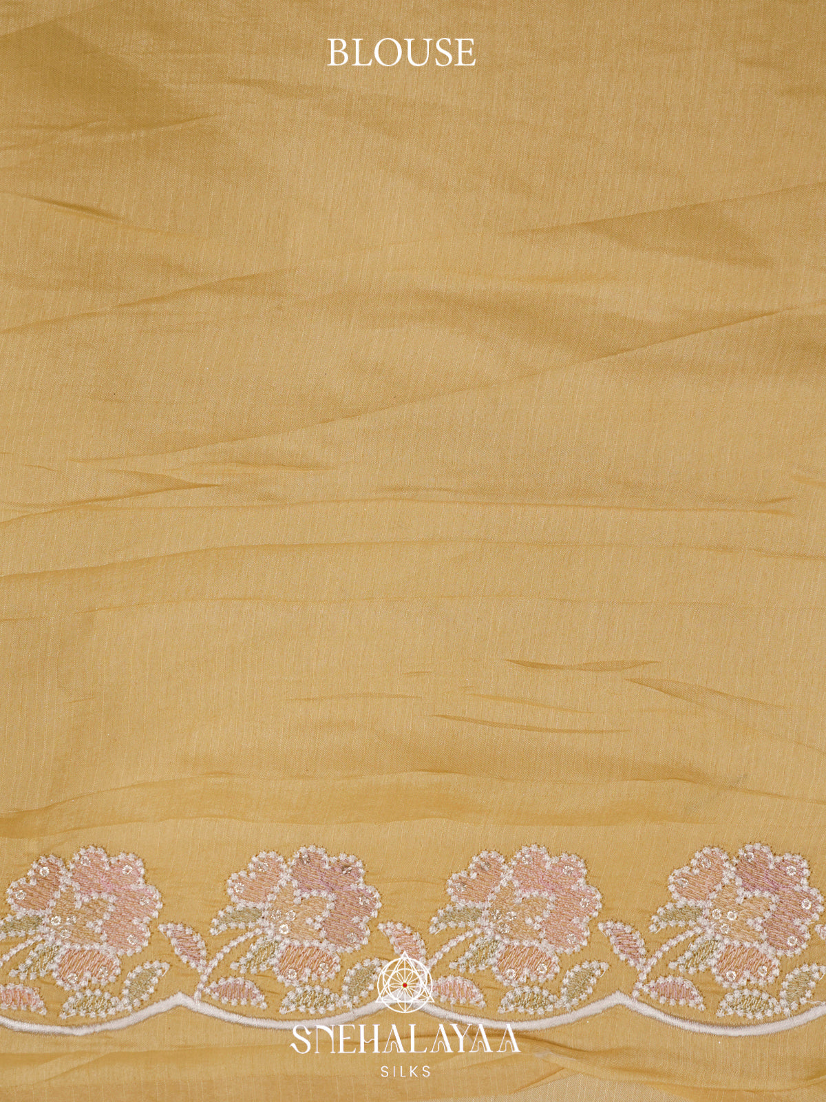 Yellow Raw Silk Saree