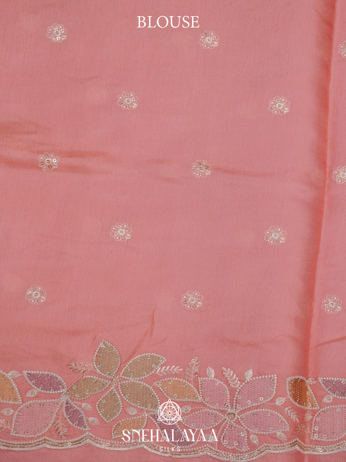 Pink Raw Silk Saree