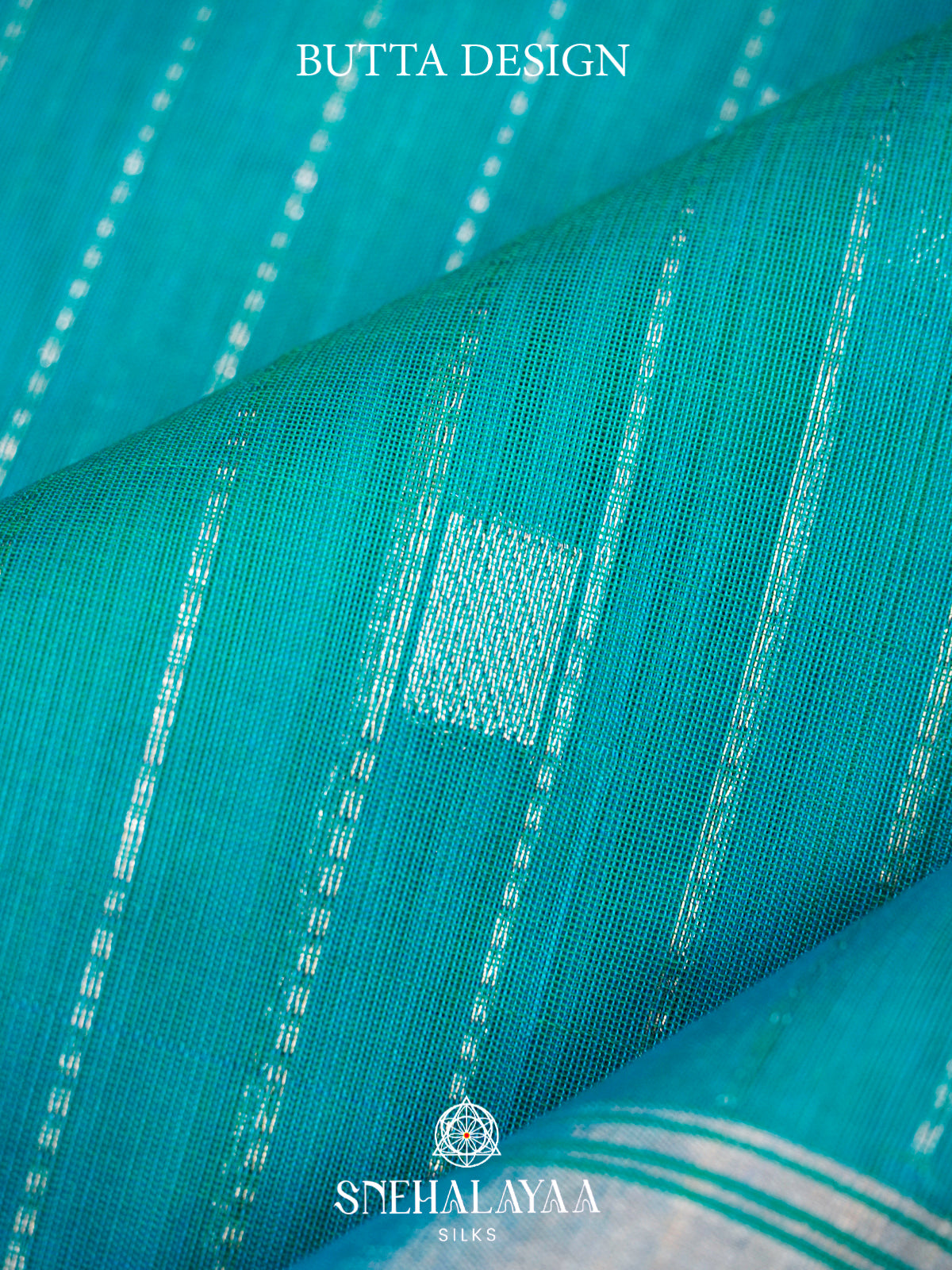 Blue Kora Silk Cotton Saree