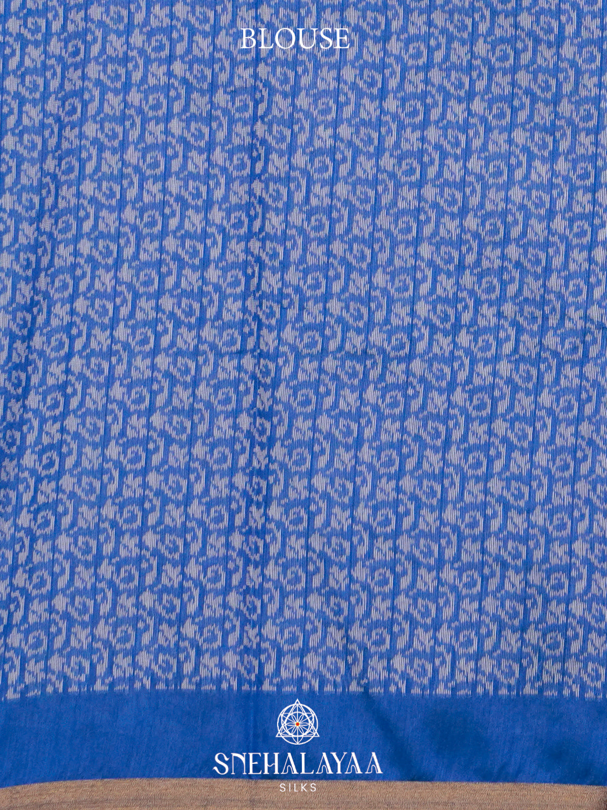 Sky Blue Tussar Saree