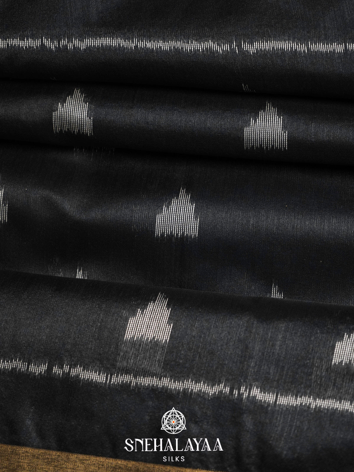 Black Tussar Saree
