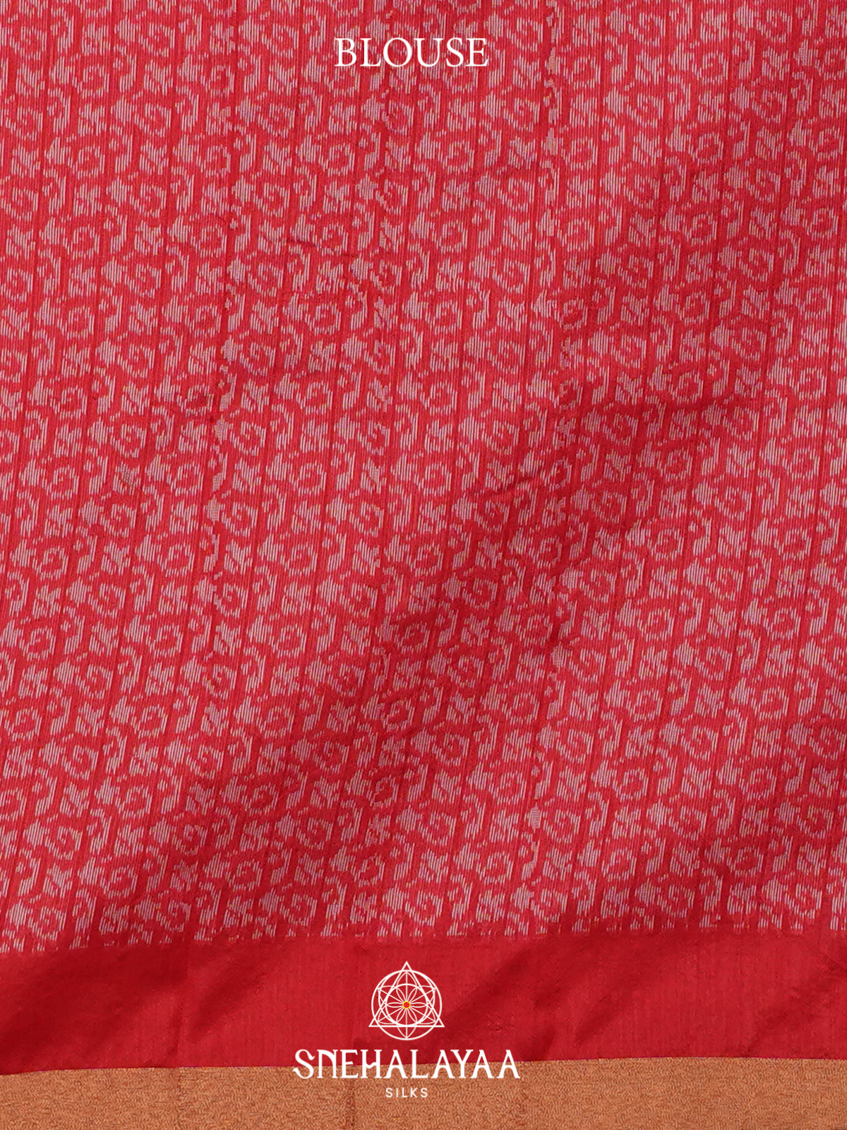 Orange Tussar saree