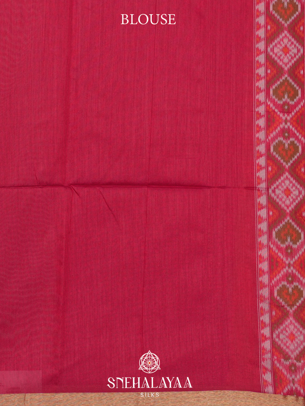 Orange Raw Silk Saree