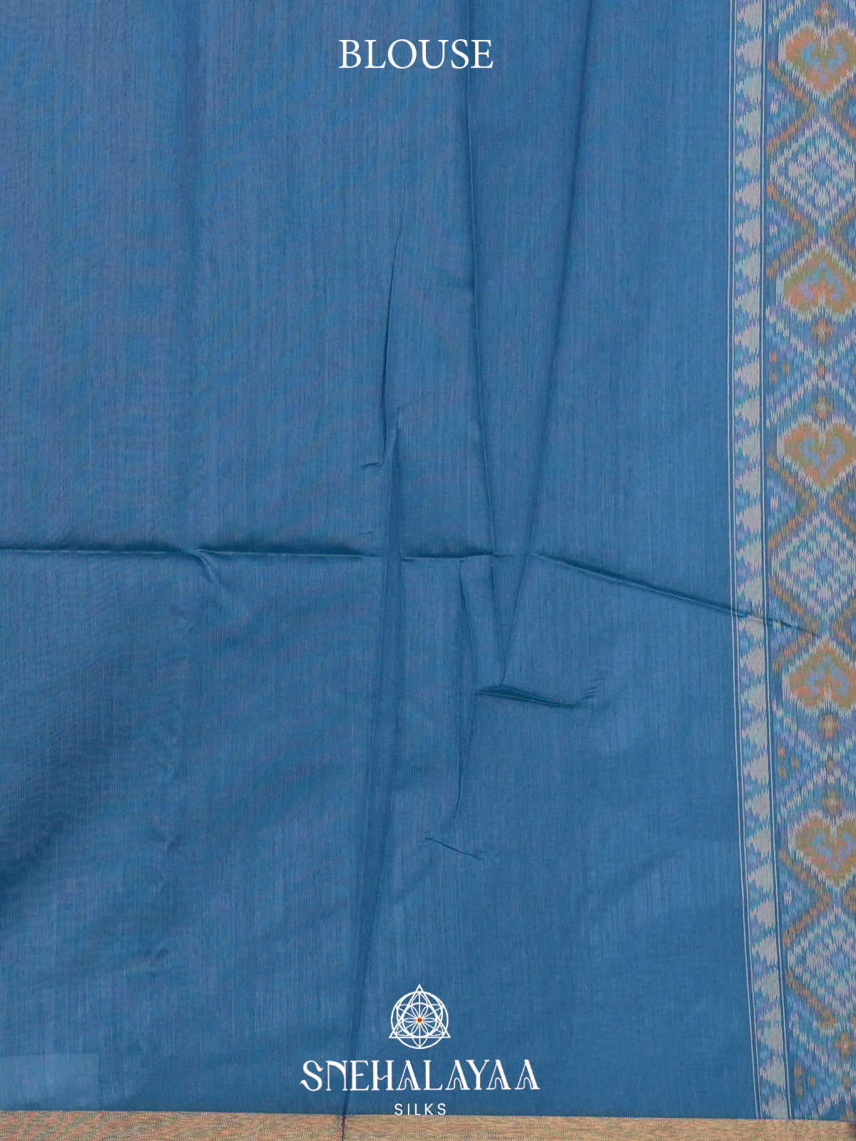 Blue Raw Silk Saree