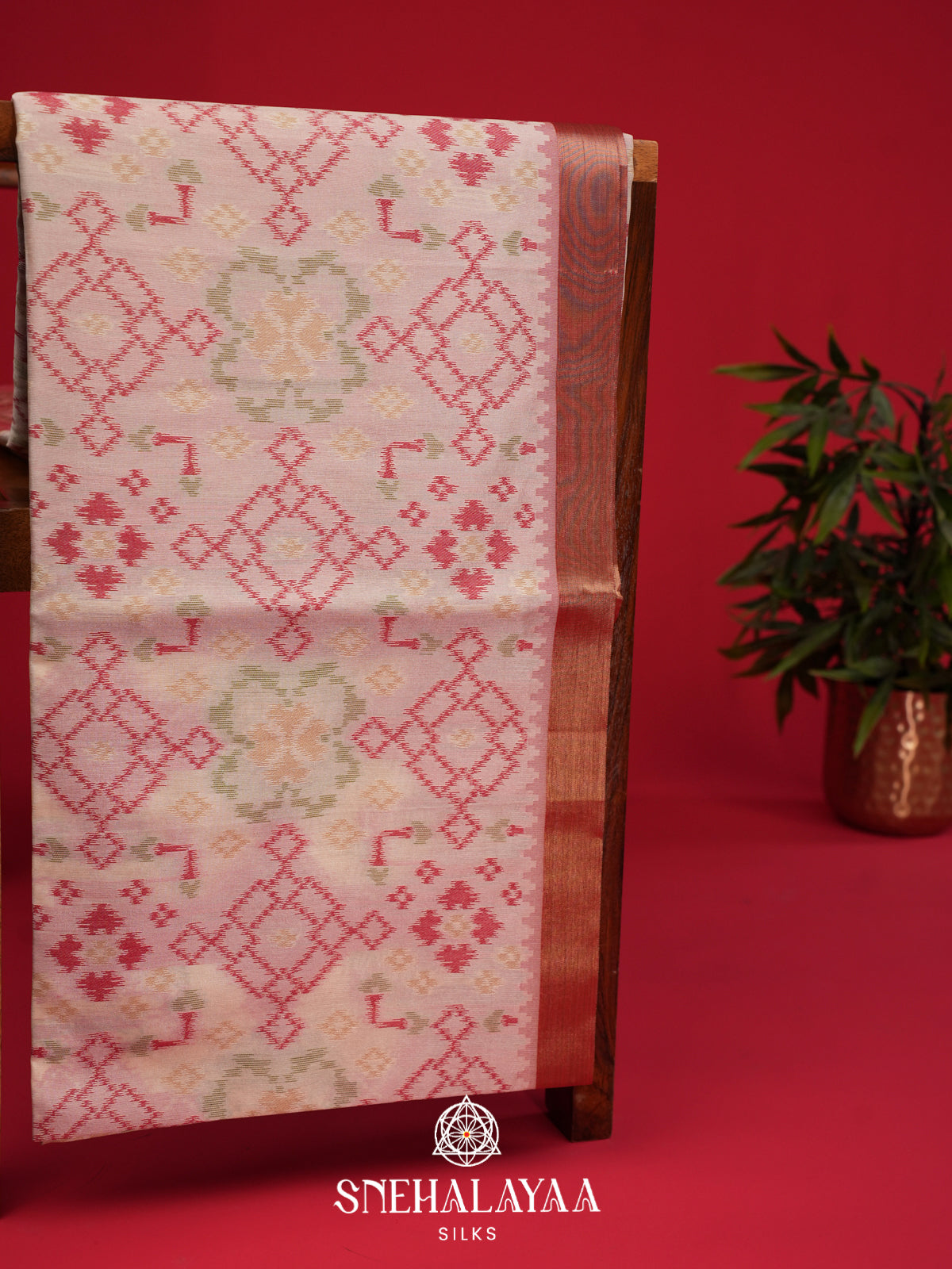 Off White Raw Silk Saree