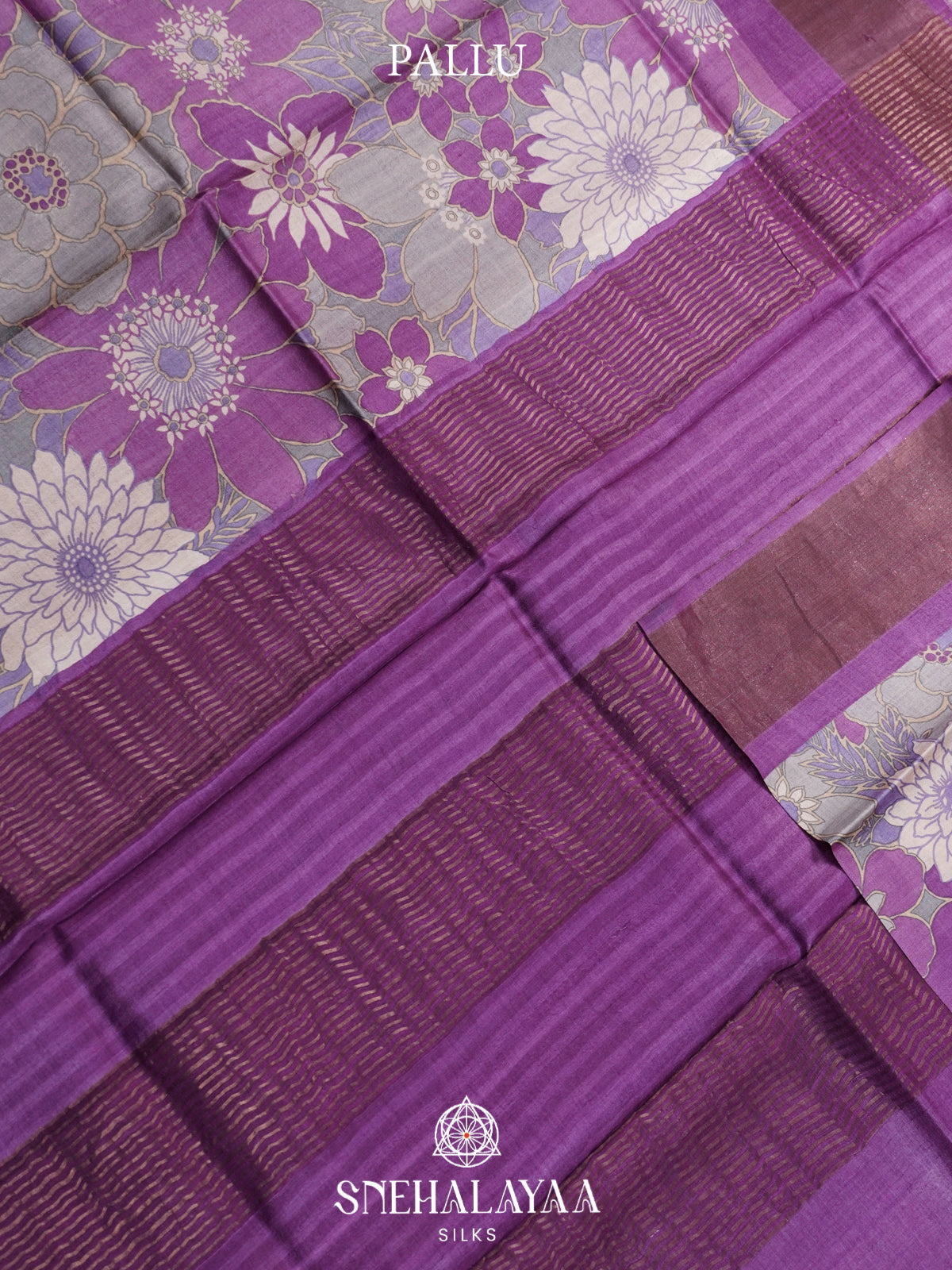 Pueple  Tussar Saree