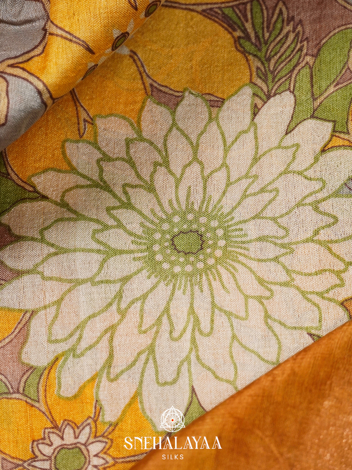 Grey  Tussar Saree