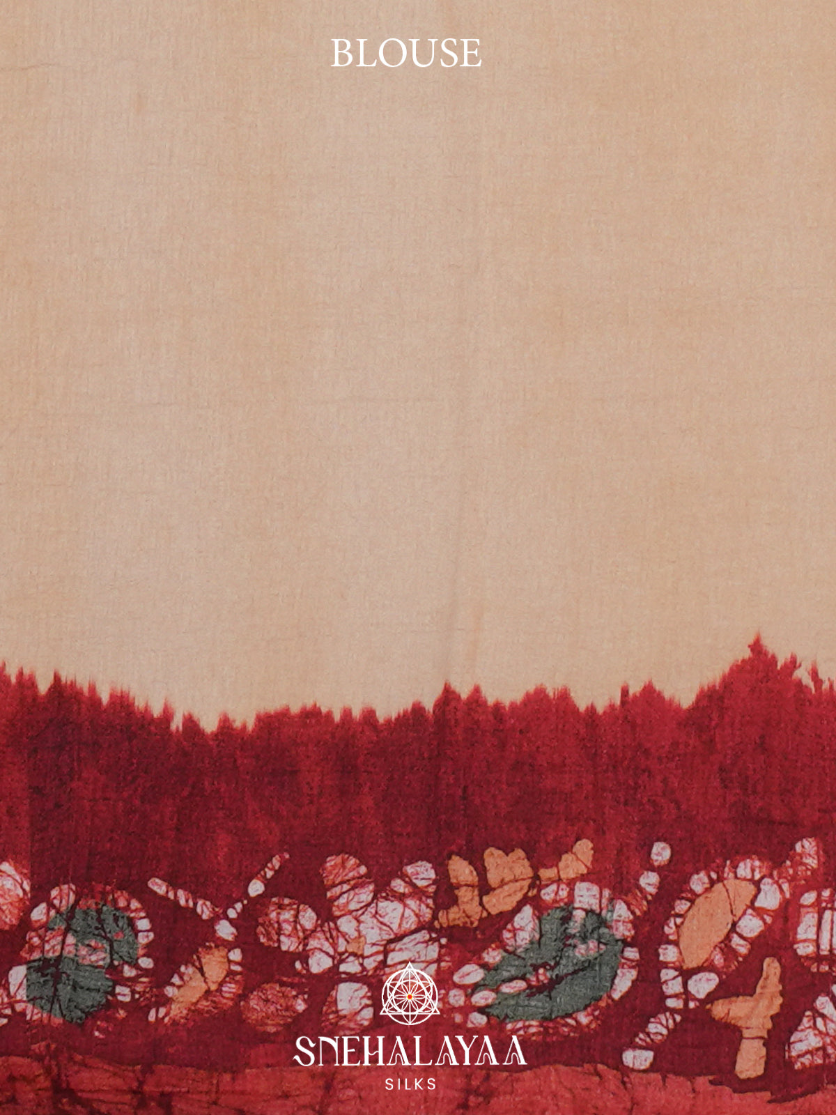 Cream Tussar Saree