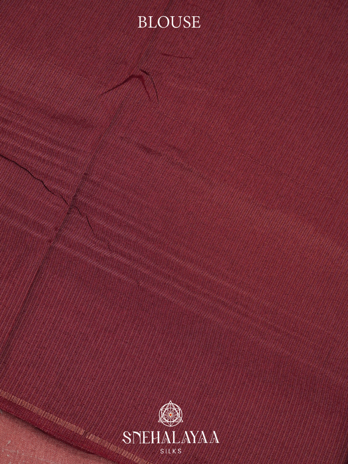 Maroon Tussar Saree