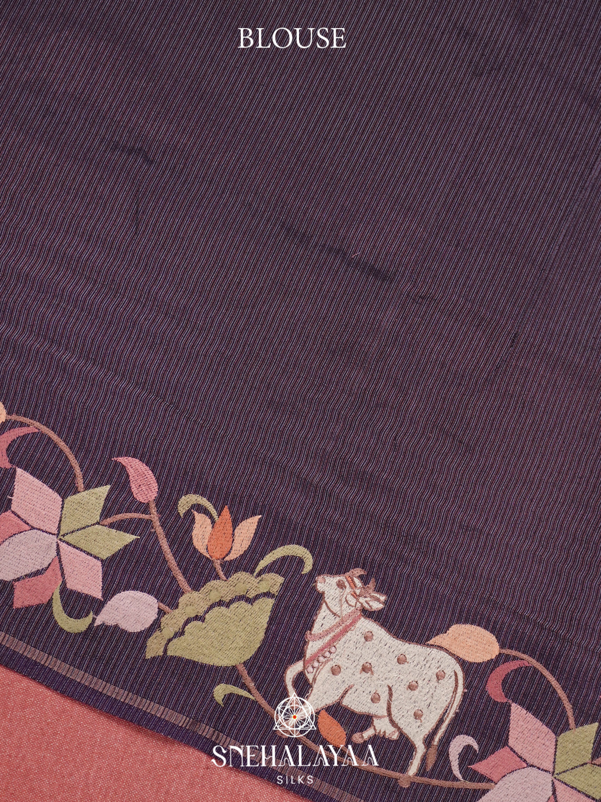 Purple Tussar Saree
