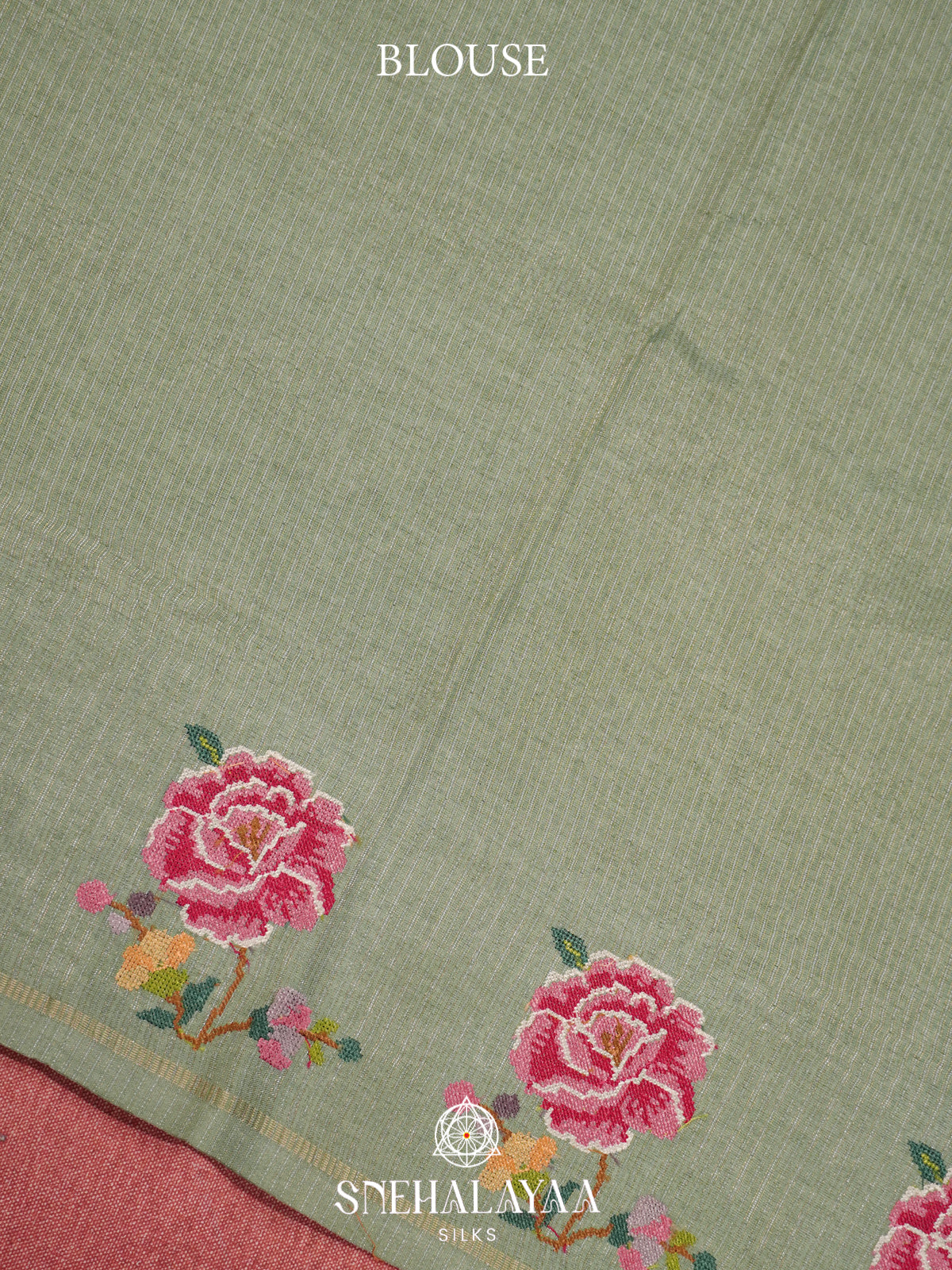 Green Tussar Saree