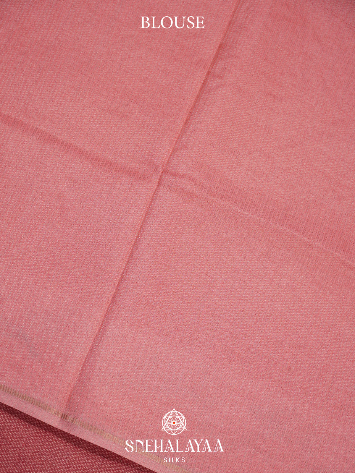 Peach Tussar Saree