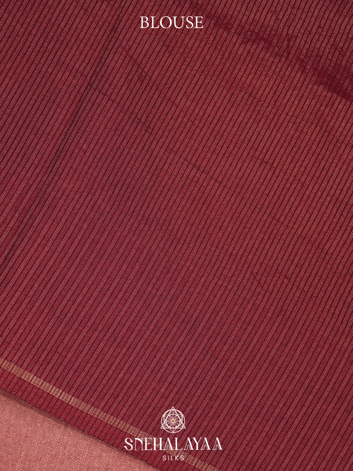 Maroon Tussar Saree