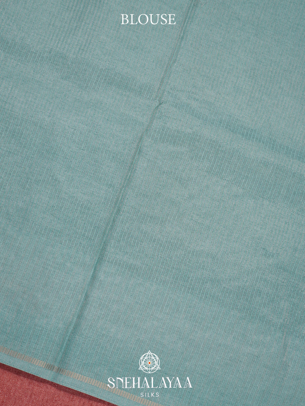 Mint Blue Tussar Saree