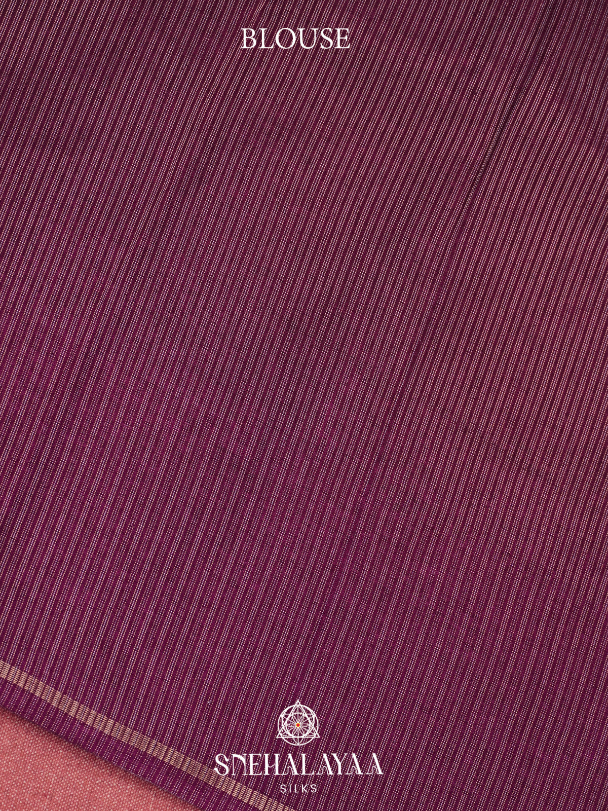 Magenta Tussar Saree