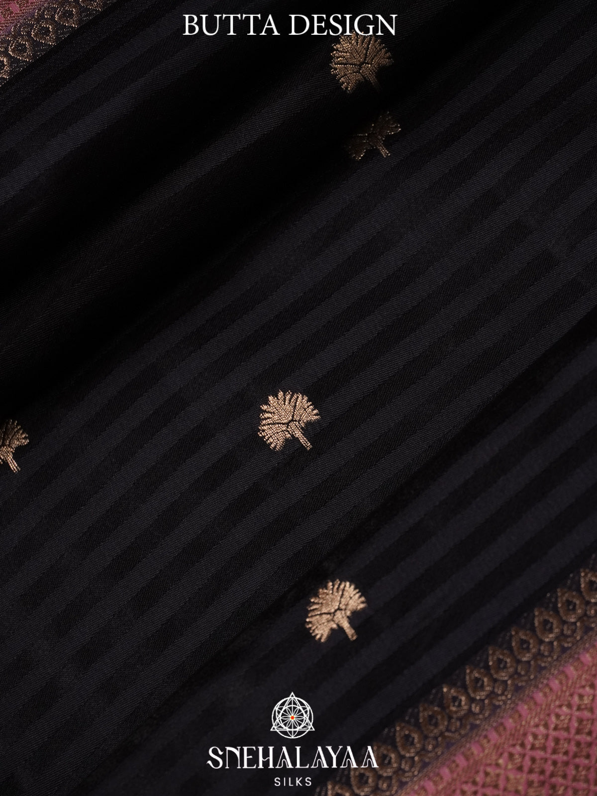 Black Banaras Silk Saree
