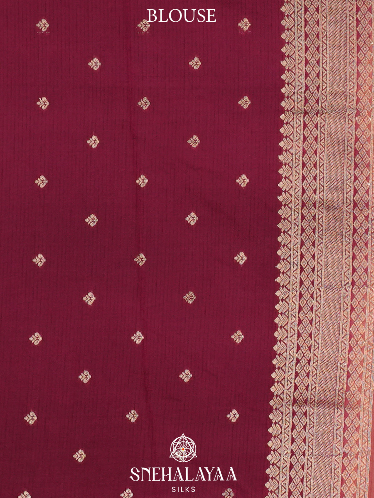 Peach Banaras Silk Saree