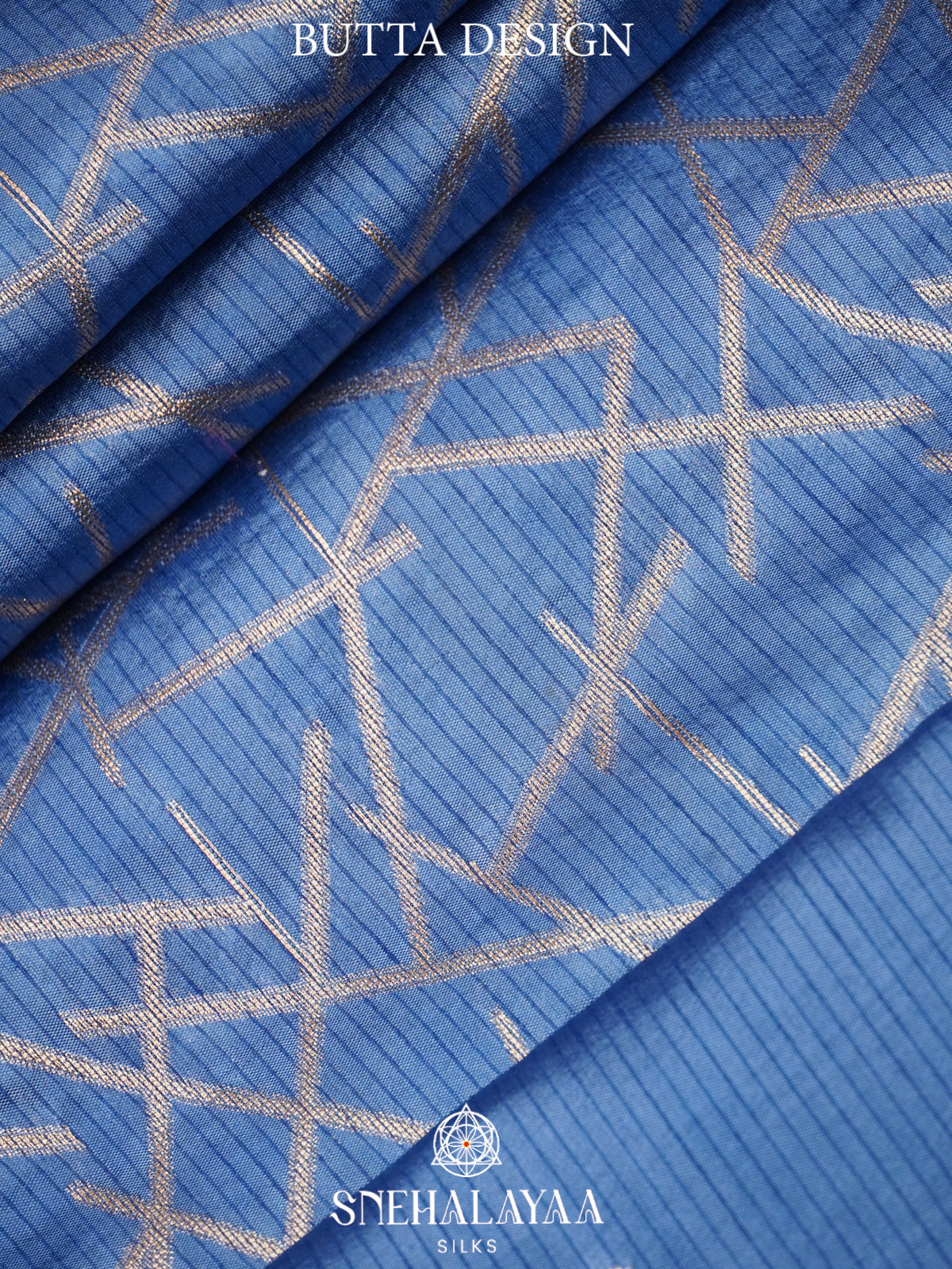 Blue Banaras Silk Saree