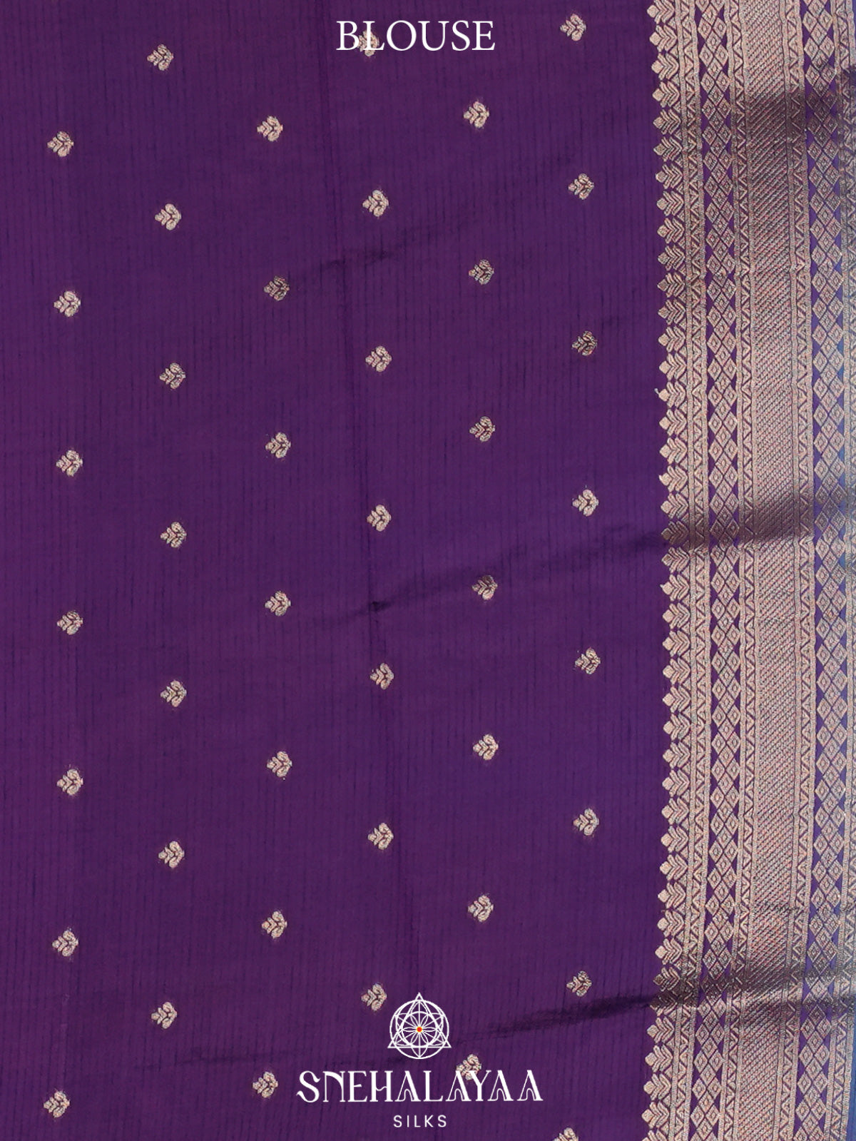 Blue Banaras Silk Saree