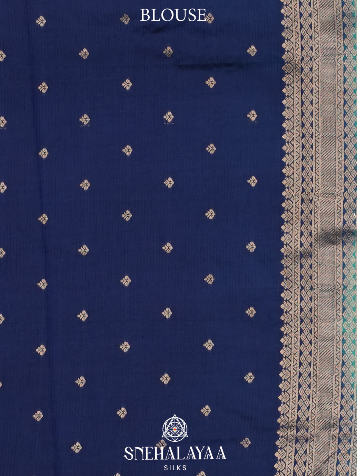 Teal Banaras Silk Saree