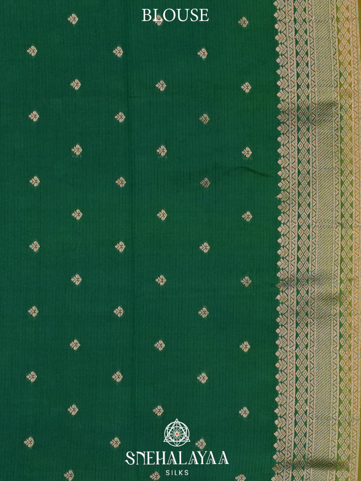 Lime Green Banaras Silk Saree