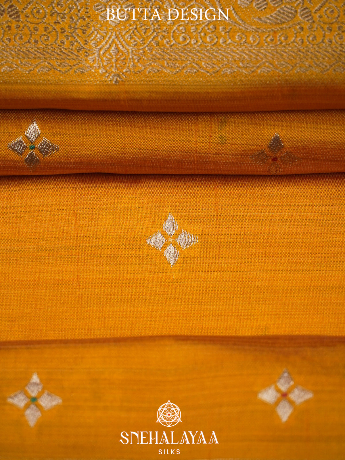 Yellow Banaras Silk Saree