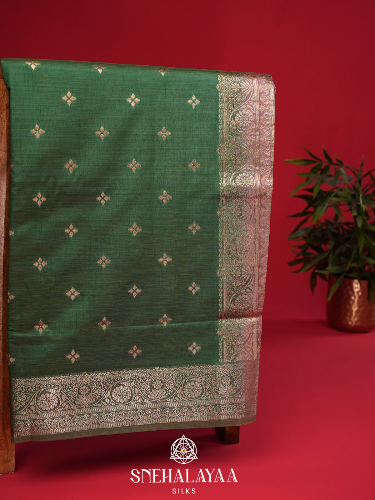 Green Banaras Silk Saree
