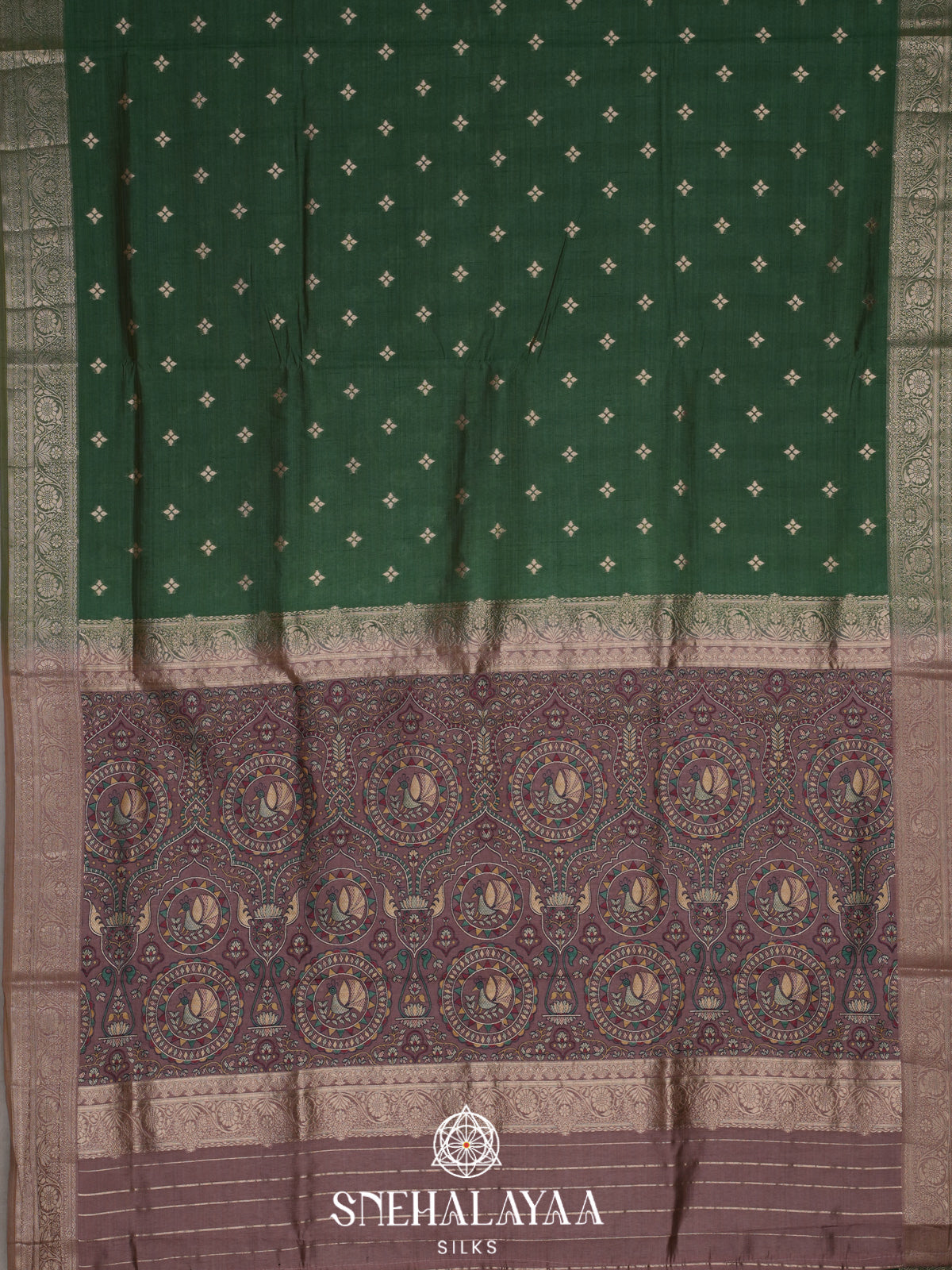 Green Banaras Silk Saree