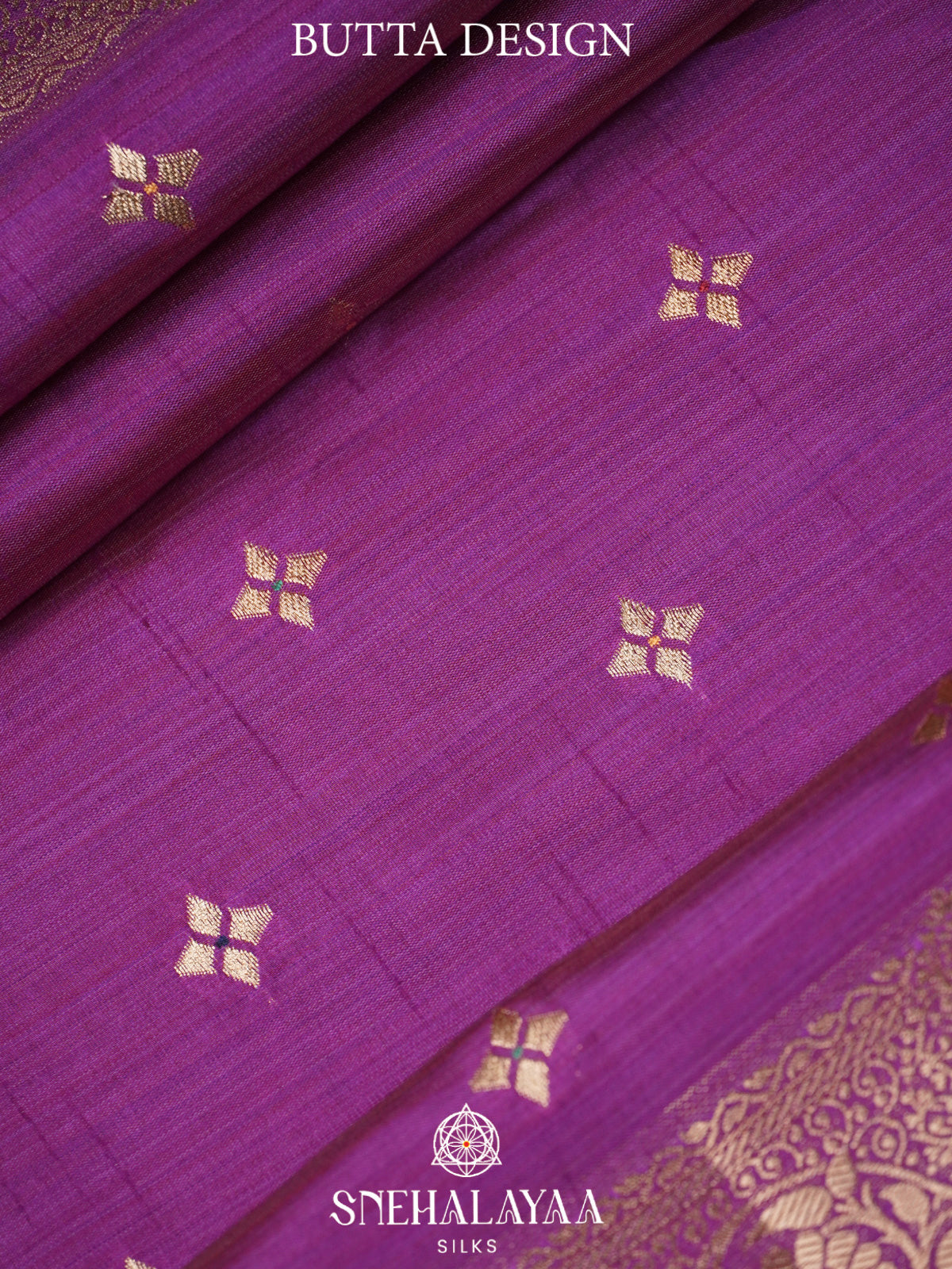 Royal Purple Banaras Silk Saree