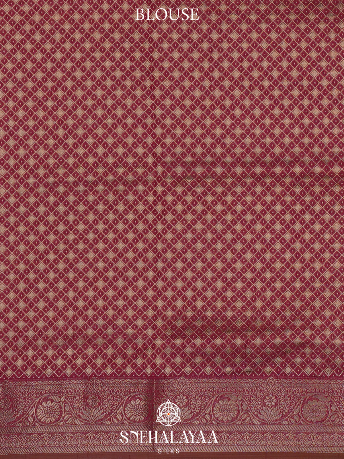 Beige Banaras Silk Saree